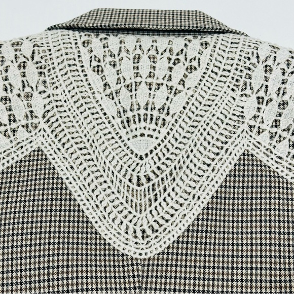 Veronica Beard Faithon Dickey Blazer Jacket Camel Multi - Picture 10 of 15